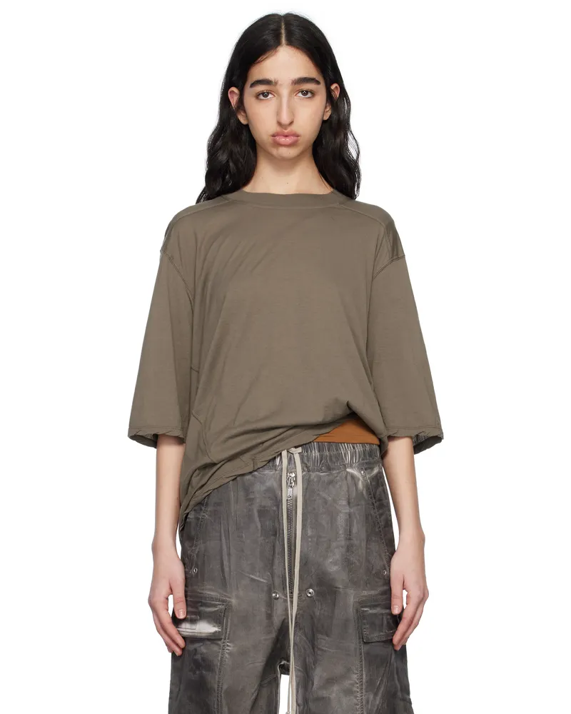 DRKSHDW by Rick Owens Gray Hollywood Walrus T-shirt 34