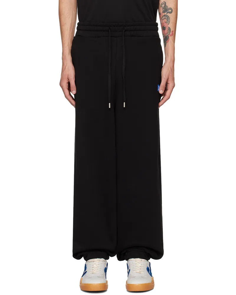 Adererror Black TRS Tag 01 Sweatpants Noir