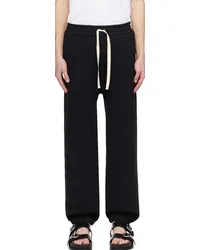 Jil Sander Black Drawstring Sweatpants Black