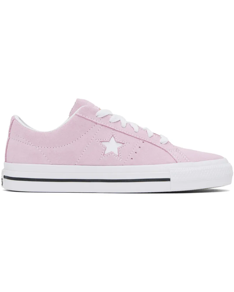 Converse Purple One Star Pro Low Sneakers Stardust