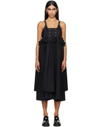 Noir Kei Ninomiya Black Layered Maxi Dress Black