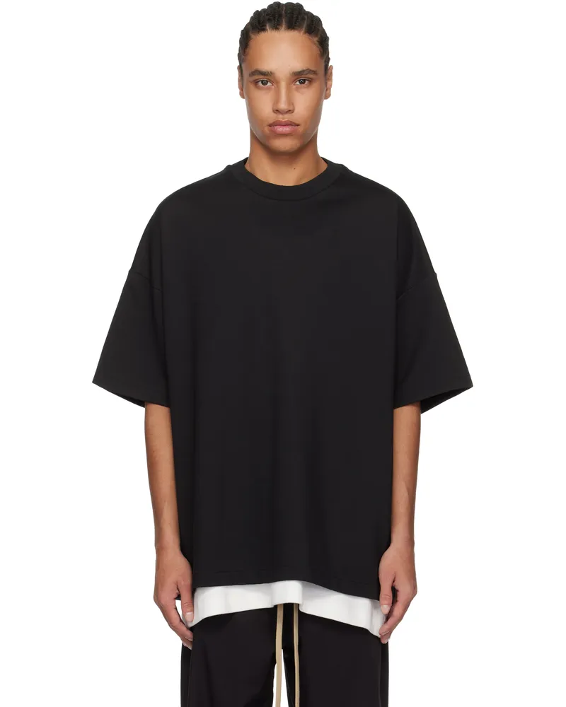 Fear of God Black Milano Short Sleeve T-shirt Black
