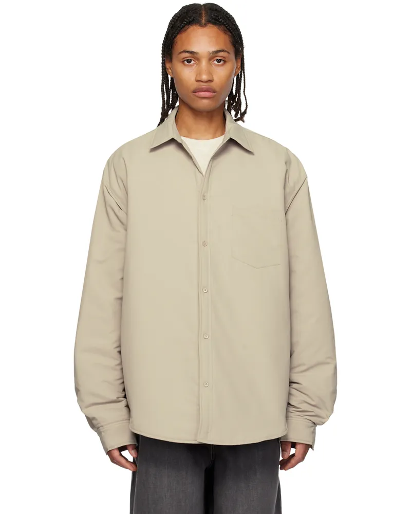 FRANKIE Shop Beige Maine Jacket Mastic
