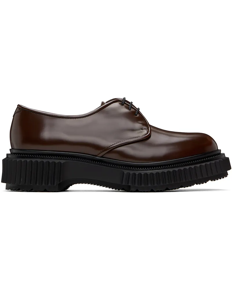 Adieu Paris Brown Type 190 Derbys Dark