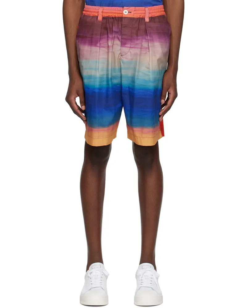 Marni Multicolor Printed Shorts Dsx99