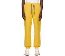 Yellow Elasticized Sweatpants