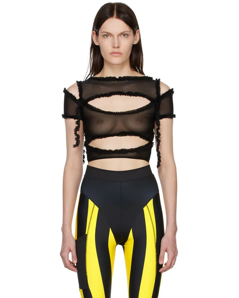 BARRAGÁN SSENSE Exclusive Black T-Shirt Black