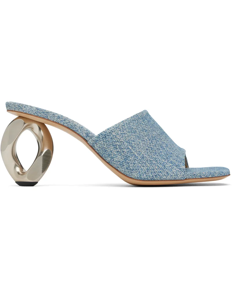 J.W.Anderson Blue Chain Heel Mules 800