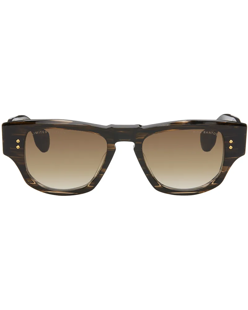DITA Brown Bantos Limited Edition Sunglasses Burnt