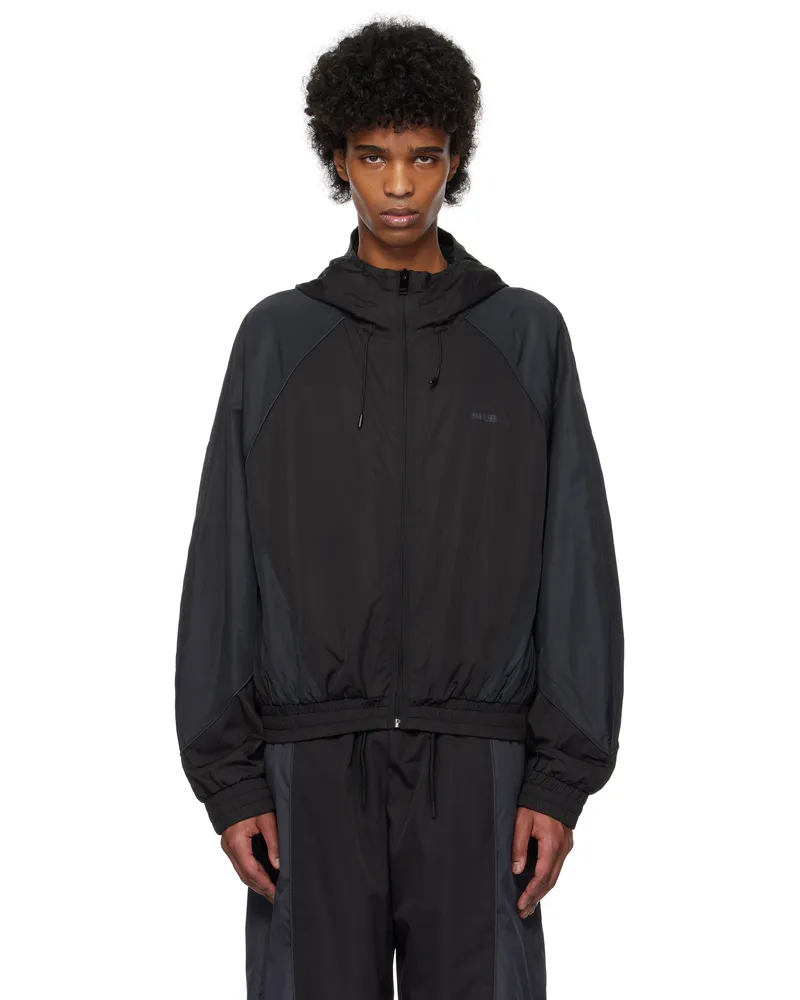 Han Kjøbenhavn Black Panelled Track Jacket Anthracite