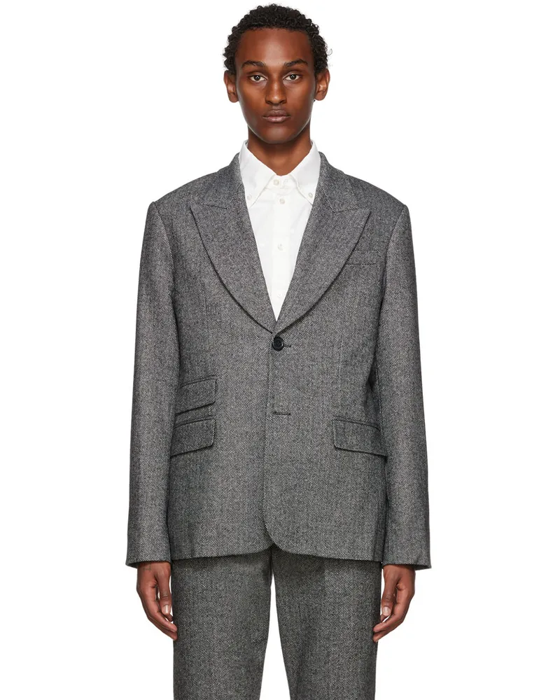 Erdem Black Richard Blazer Black