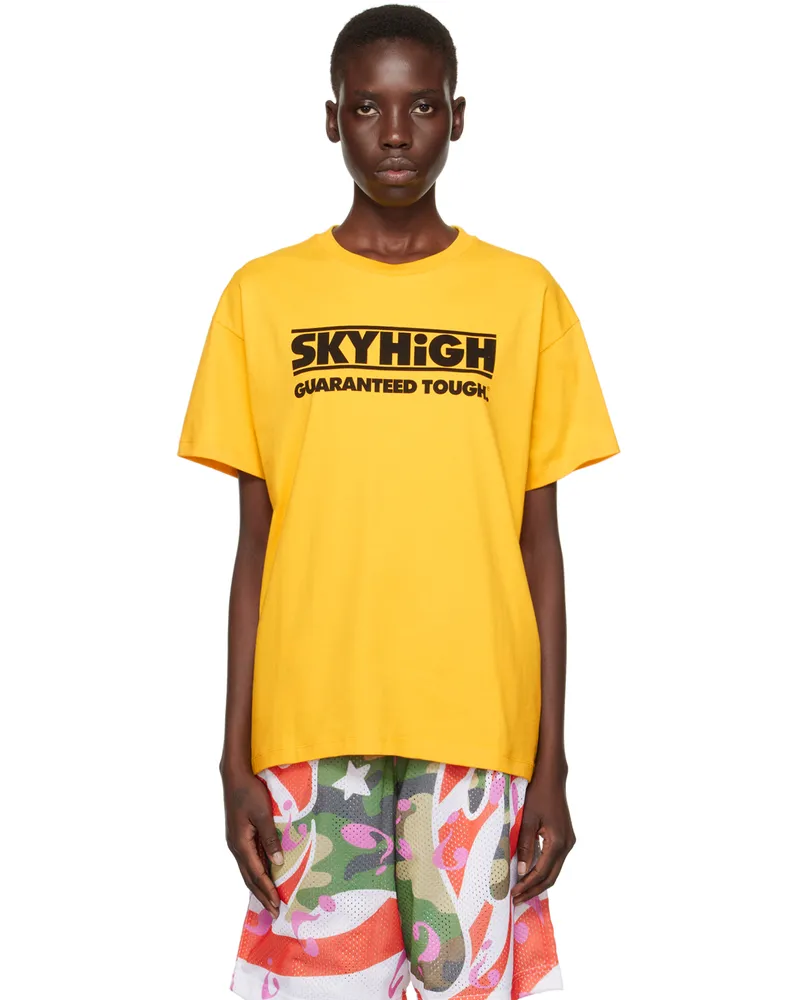 Sky High Farm Workwear Yellow Construction T-Shirt 1