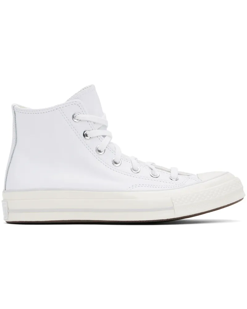 Converse White Chuck 70 Leather Sneakers White