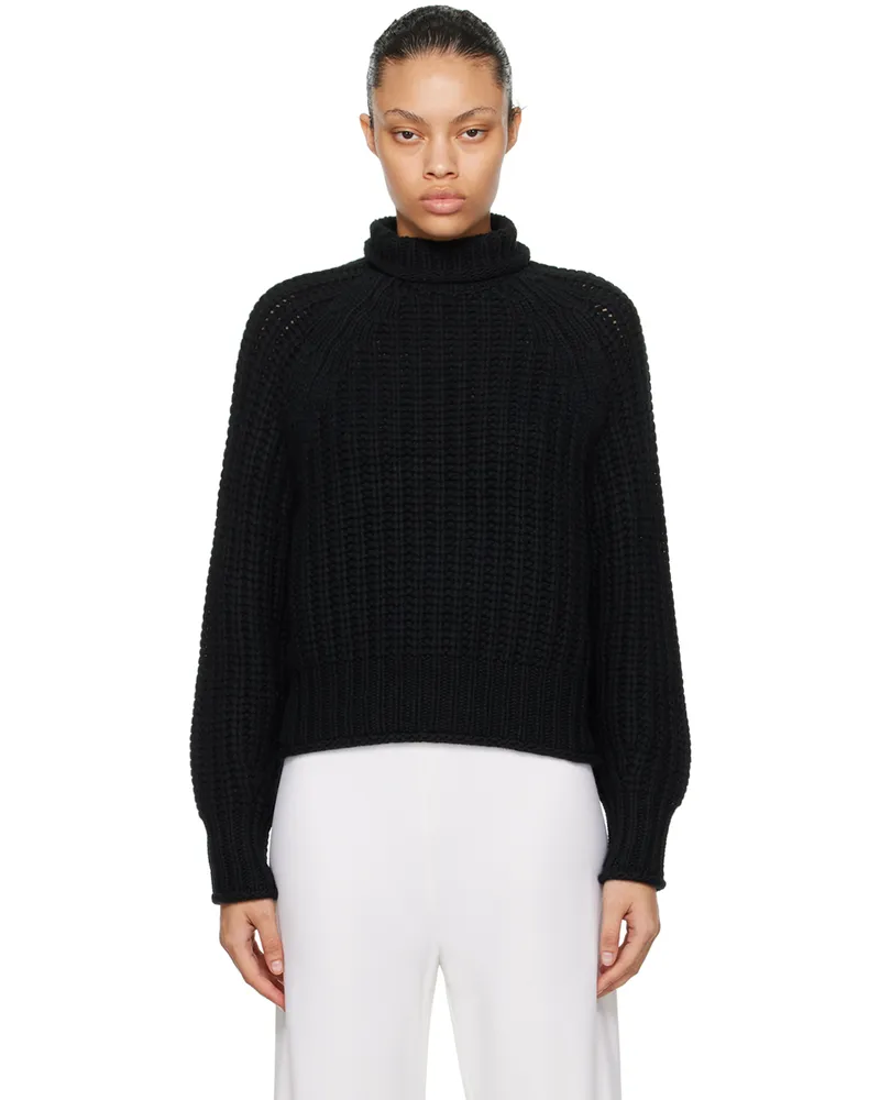 arch4 Black Ellis Cashmere Turtleneck Black