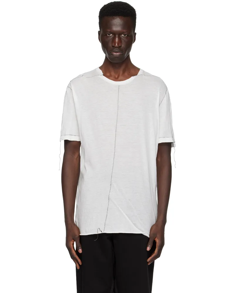NICOLAS ANDREAS TARALIS Off-White Thread T-Shirt 8