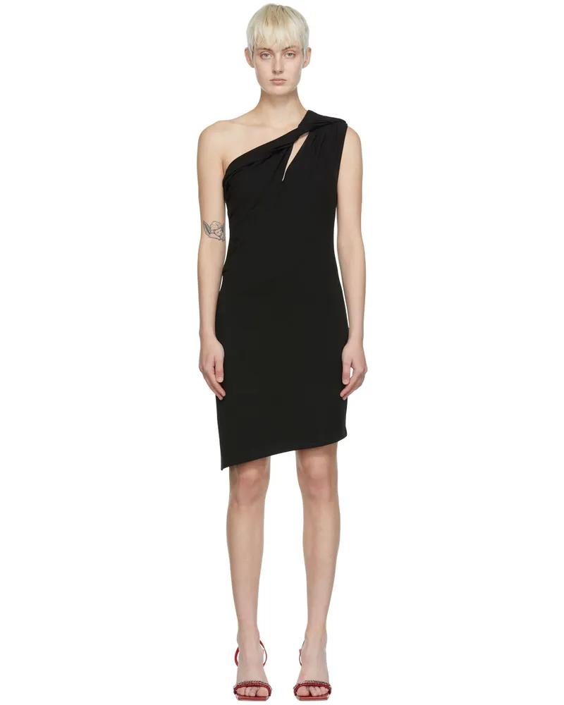 Givenchy Black Viscose Minidress 001