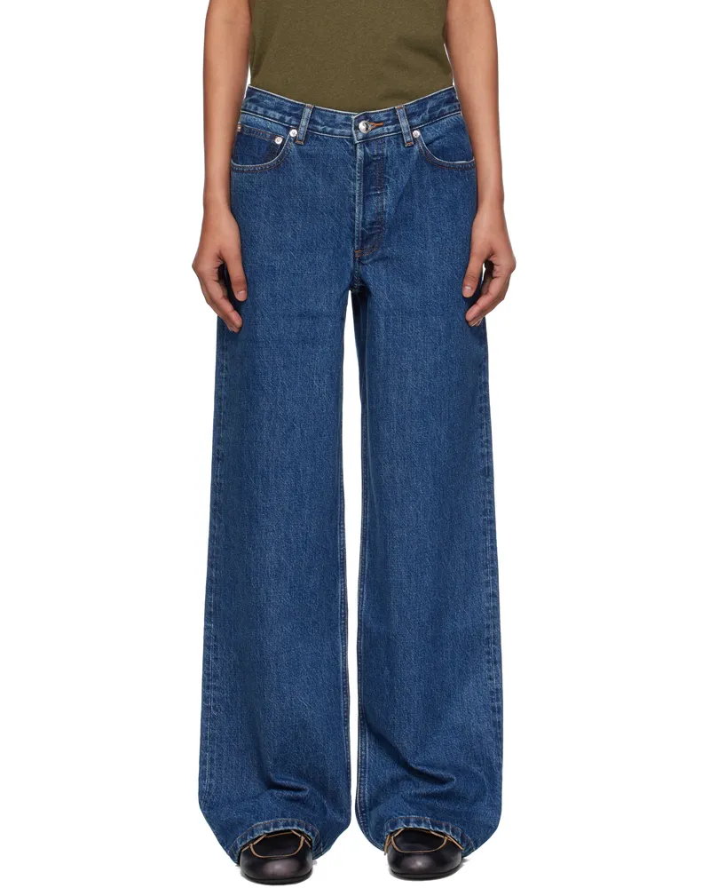 A.P.C. Blue Elisabeth Jeans Ial
