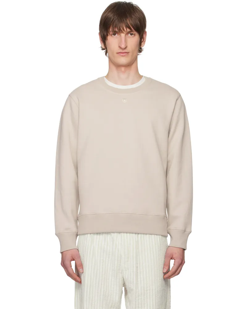 Craig Green Beige Hole Sweatshirt Ecru