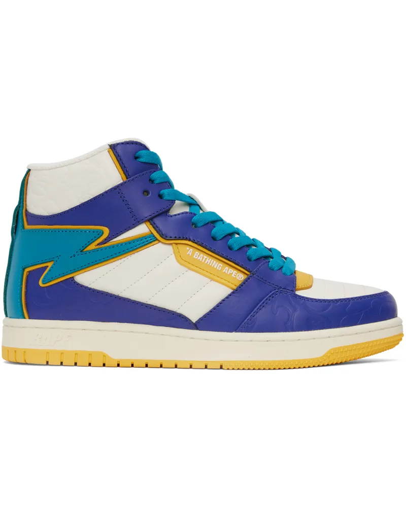 BAPE Blue & White STA 88 Mid #1 M1 Sneakers Blue