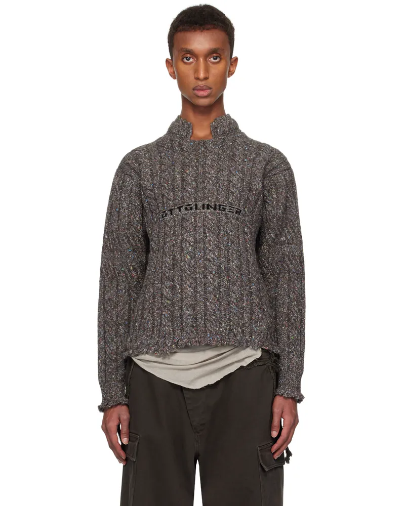 OTTOLINGER Brown Knit Chunky Sweater Brown