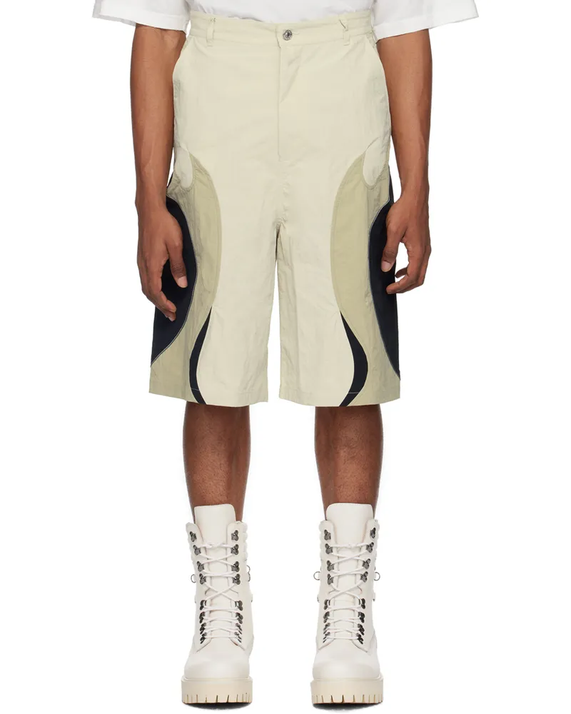 KUSIKOHC Off-White Rider Shorts Ivory