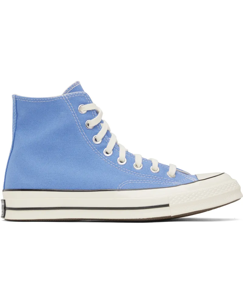 Converse Blue Chuck 70 High Top Sneakers Open