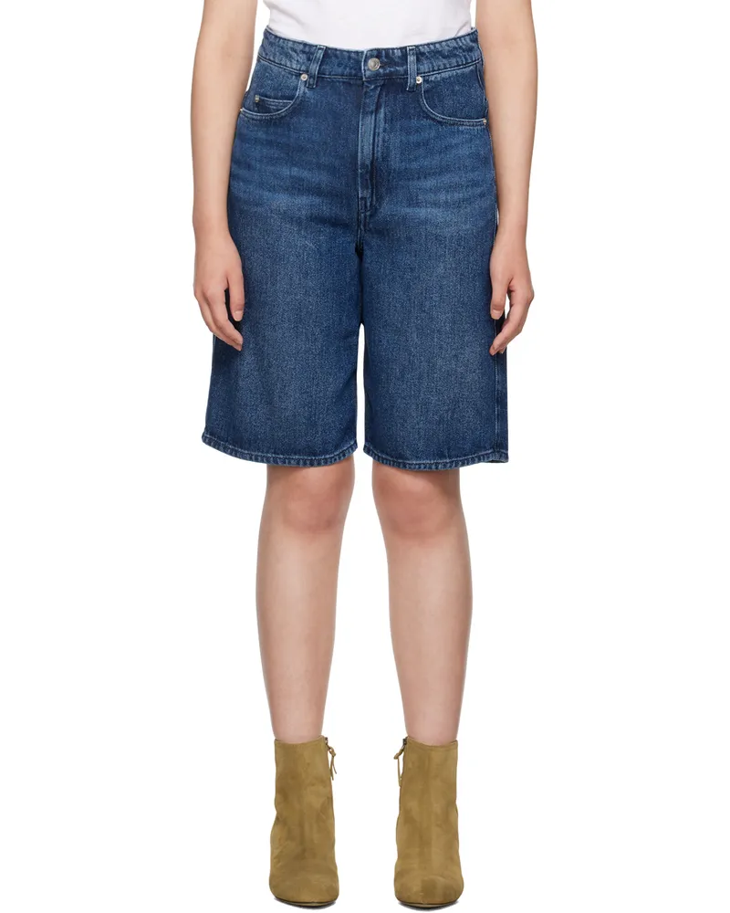 Étoile Isabel Marant Blue Balina Denim Shorts 30bu