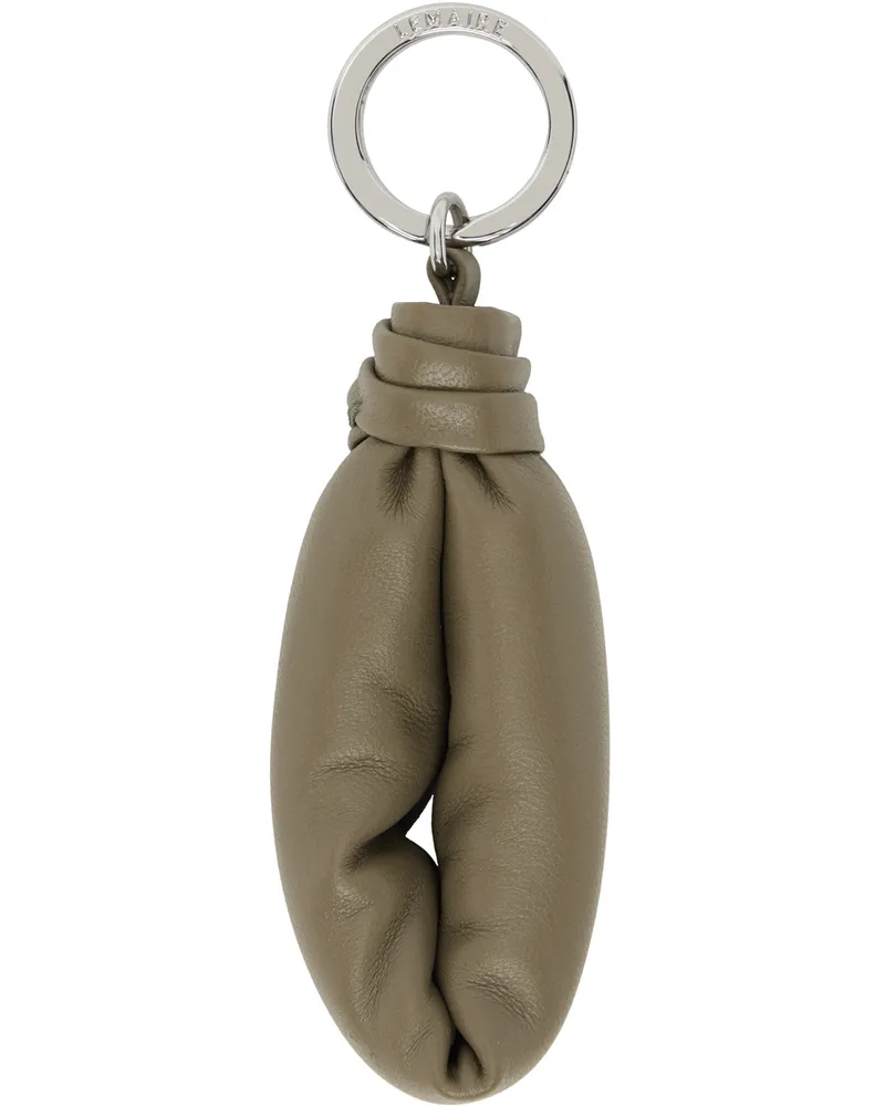 Christophe Lemaire Khaki Wadded Keychain Gr100