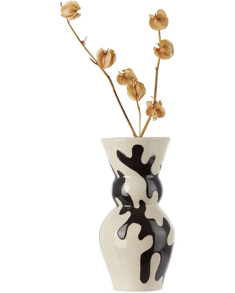 Marloe Marloe Black & White Lucie Vase Sanur