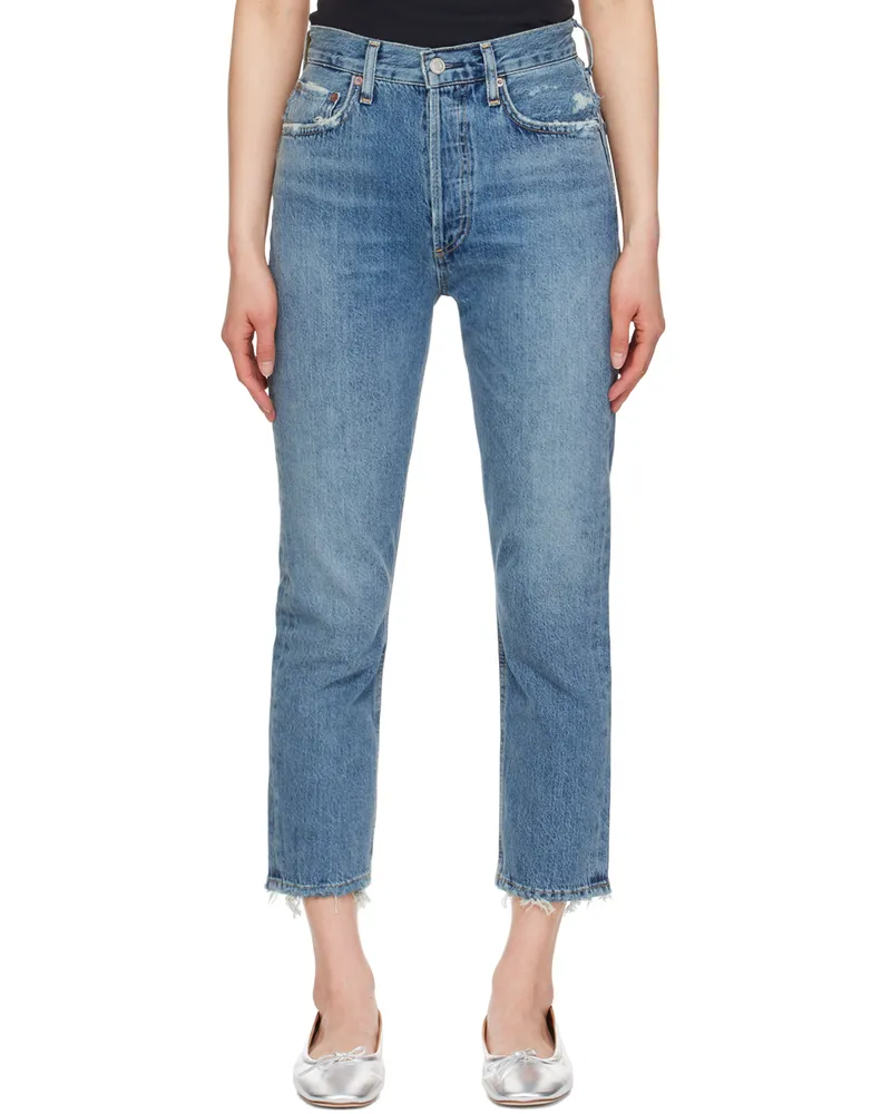 AGOLDE Blue Riley Jeans Frequency