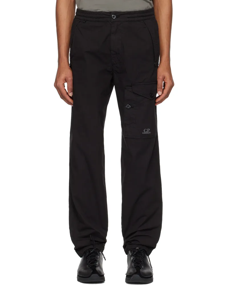 C.P. Company Black Microreps Cargo Pants 999