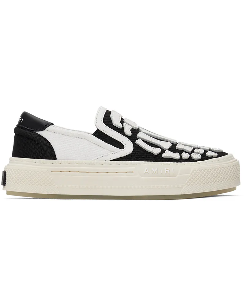Amiri Kids Black Bones Sneakers Black