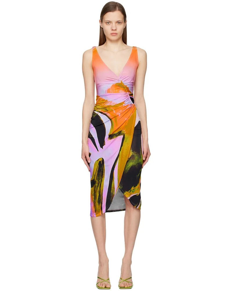 Louisa Ballou Multicolor Summer Solstice Midi Dress Cäissa