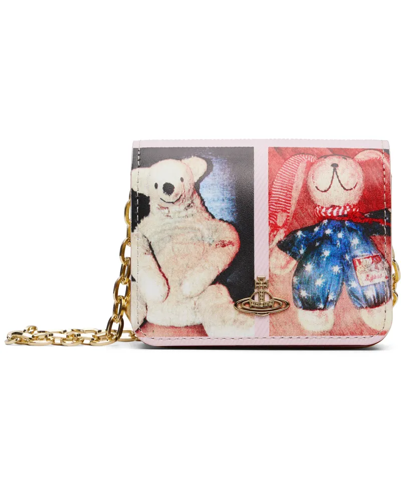 Vivienne Westwood Multicolor Teddies Flap Mini Crossbody Bag G302