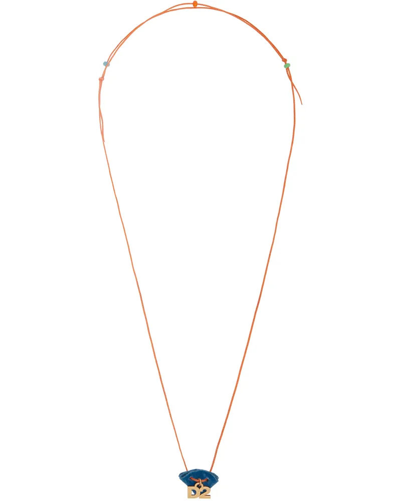 Dsquared2 Orange D2 Surf Necklace M679