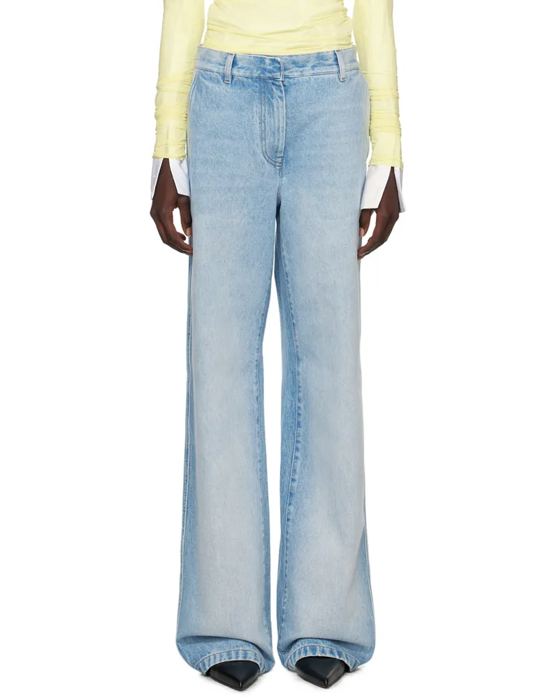 Dries van Noten Blue Wide Jeans 514