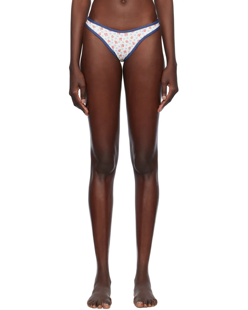 Frankies Bikinis Off-White Dove Bikini Bottom Wild