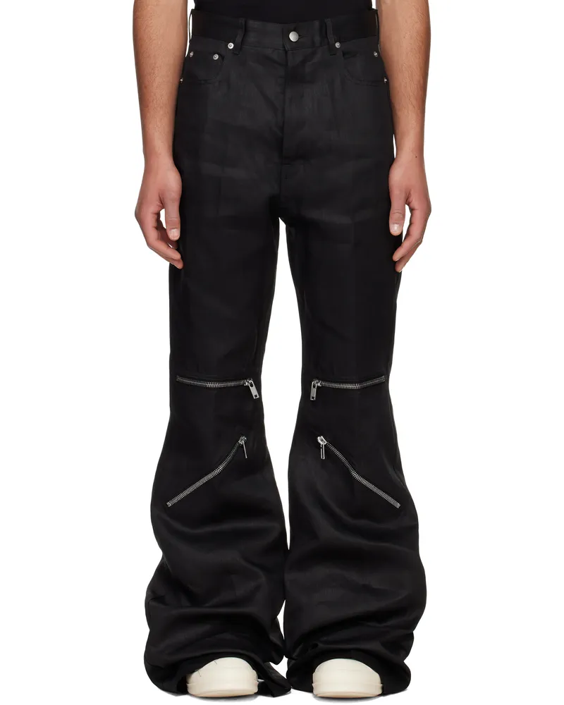 Rick Owens Black Hollywood Bolan Cargo Pants 09