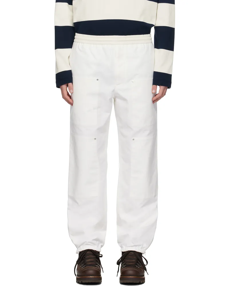 Moncler White Archivio Creativo CP Trousers 038
