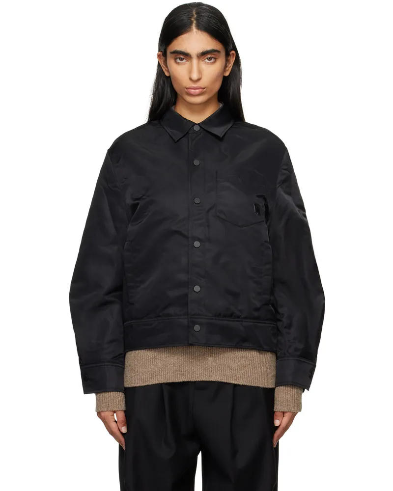 Adererror Black Significant TRS Tag Jacket Noir