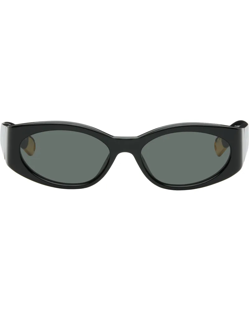 Jacquemus Black 'The Ovalo' Sunglasses Black