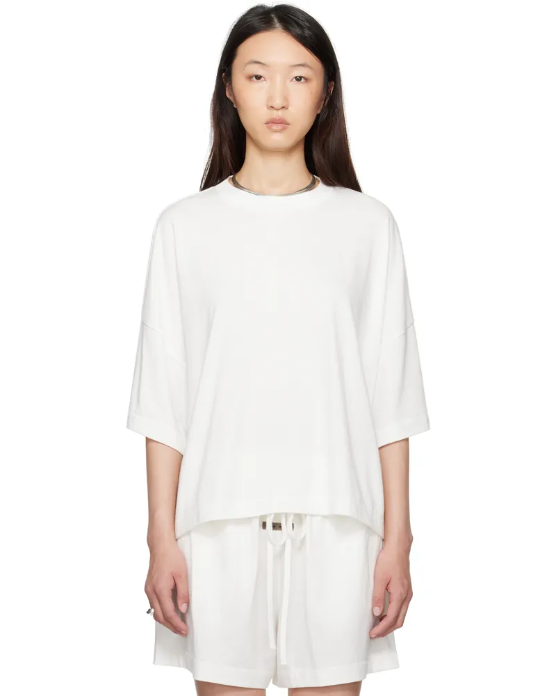 Fear of God White Boxy T-shirt Cloud