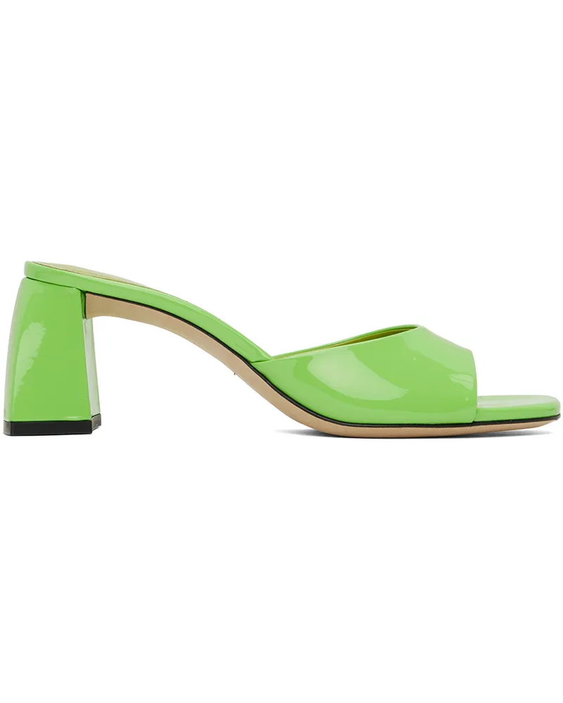 by FAR SSENSE Exclusive Green Romy Mules Frg