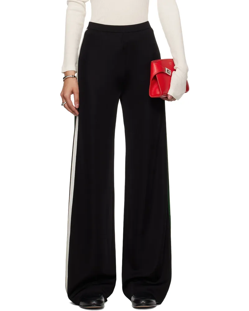 Ferragamo Black Sports Trousers Nero