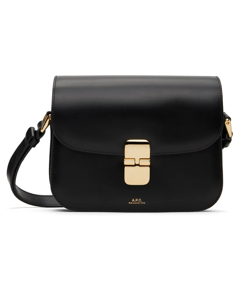 A.P.C. Black Small Grace Bag Lzz