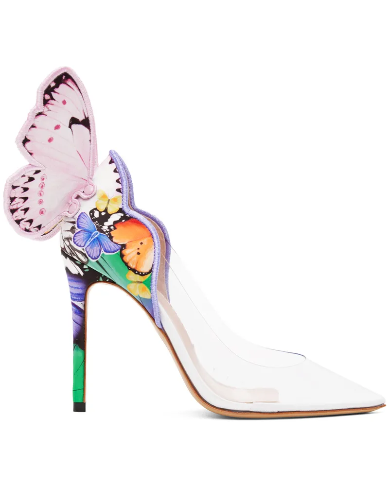Sophia Webster Multicolor Chiara Pump Heels Butterfly