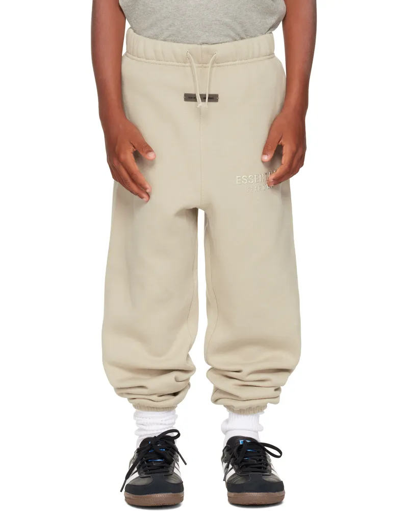 Fear of God Kids Taupe Classic Fit Sweatpants Abbey