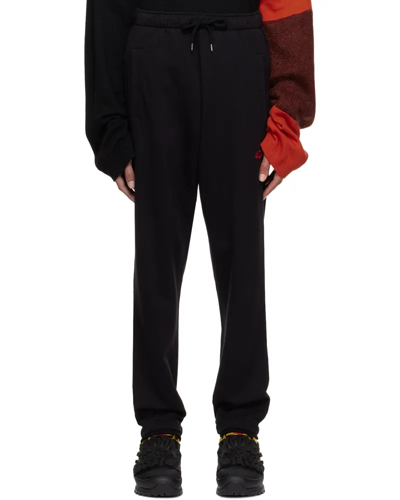 FourTwoFour on Fairfax Black Embroidered Lounge Pants 99