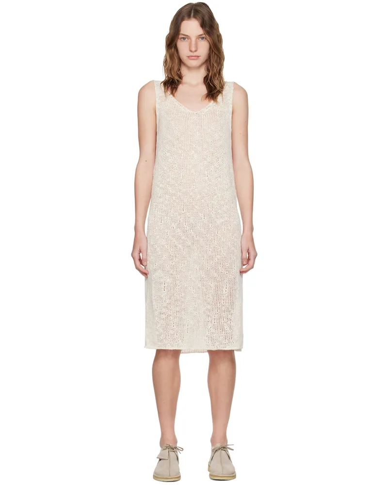 Visvim Beige Harena Midi Dress Ivory