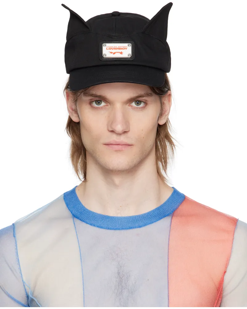 Charles Jeffrey Loverboy Black Ears Cap Black